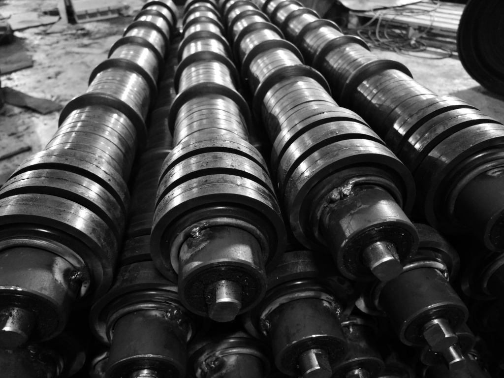 Гуммирование конвейерных роликов