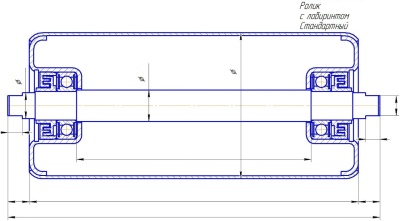 Ролики гладкие 89 мм
