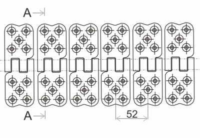 Механический шарнирно-винтовой соединитель Вулкан-Монолит 120/2000